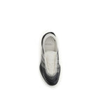 Black Rubber Athletic Sneakers
