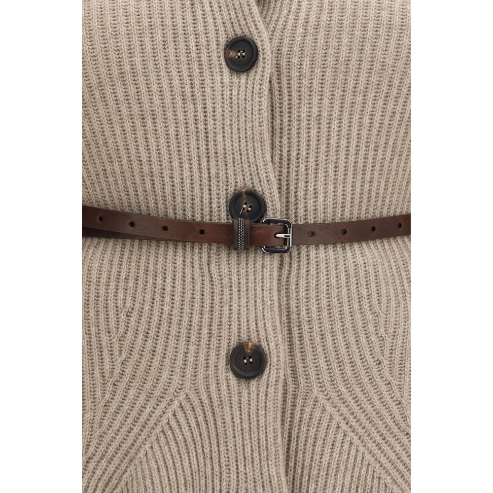 Beige Wool Oves Aries Cardigan