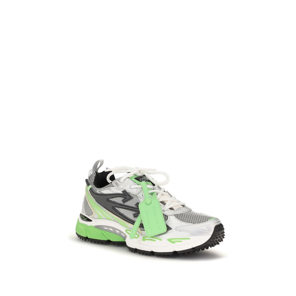 Bicolor Polyethylene Athletic Sneakers