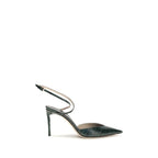 Bicolor Calf Leather Bos Taurus High Heel Pumps