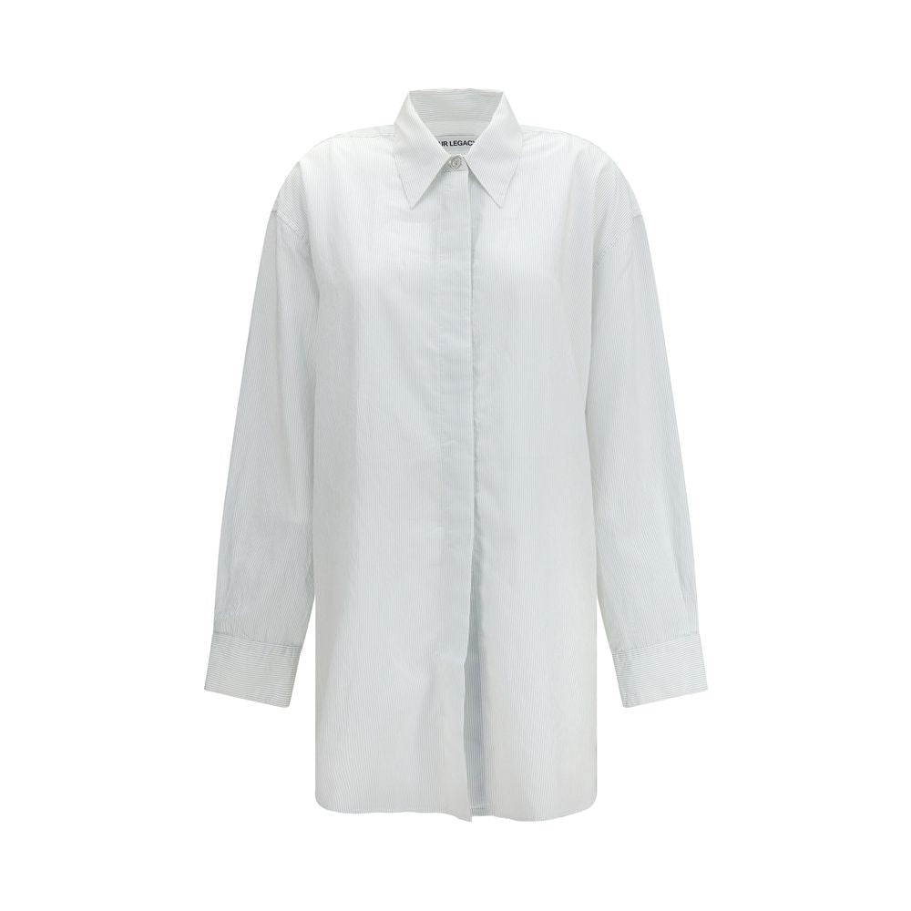 White Modal Pattern Shirt