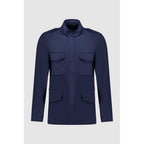 Navy Blue Cotton Jacket