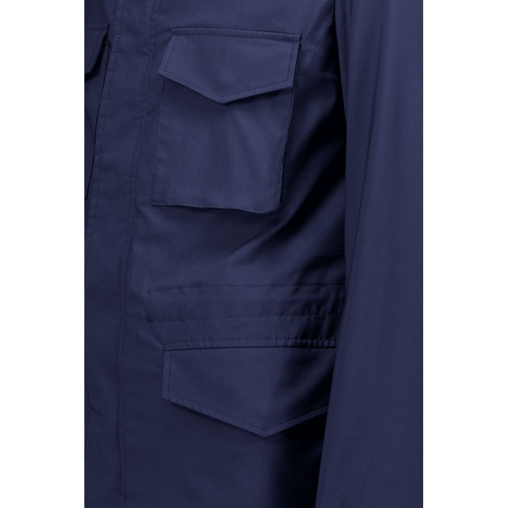 Navy Blue Cotton Jacket