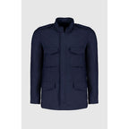 Navy Blue Cotton Jacket