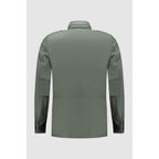 Green Cotton Full-Length Jacket