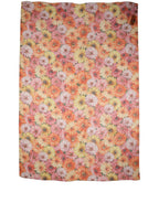 Multicolor Floral Silk Shawl Stole Scarf