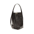Black Calf Leather Bos Taurus Backet Bag