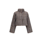 Brown Goose Down Full-Length Jacket