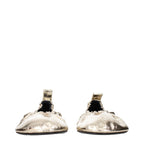 Gold Leather Ballet Flats