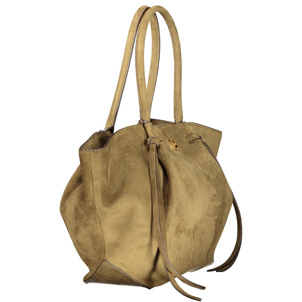 Green Polyester Handbag