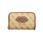 Beige Polyester Wallet