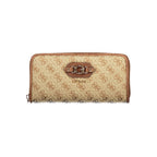 Beige Polyester Wallet