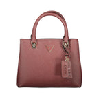 Brown Polyurethane Women's Bag