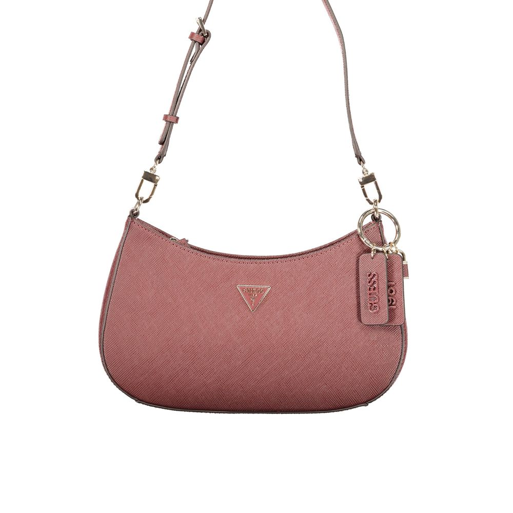 Brown Polyurethane Women's Bag