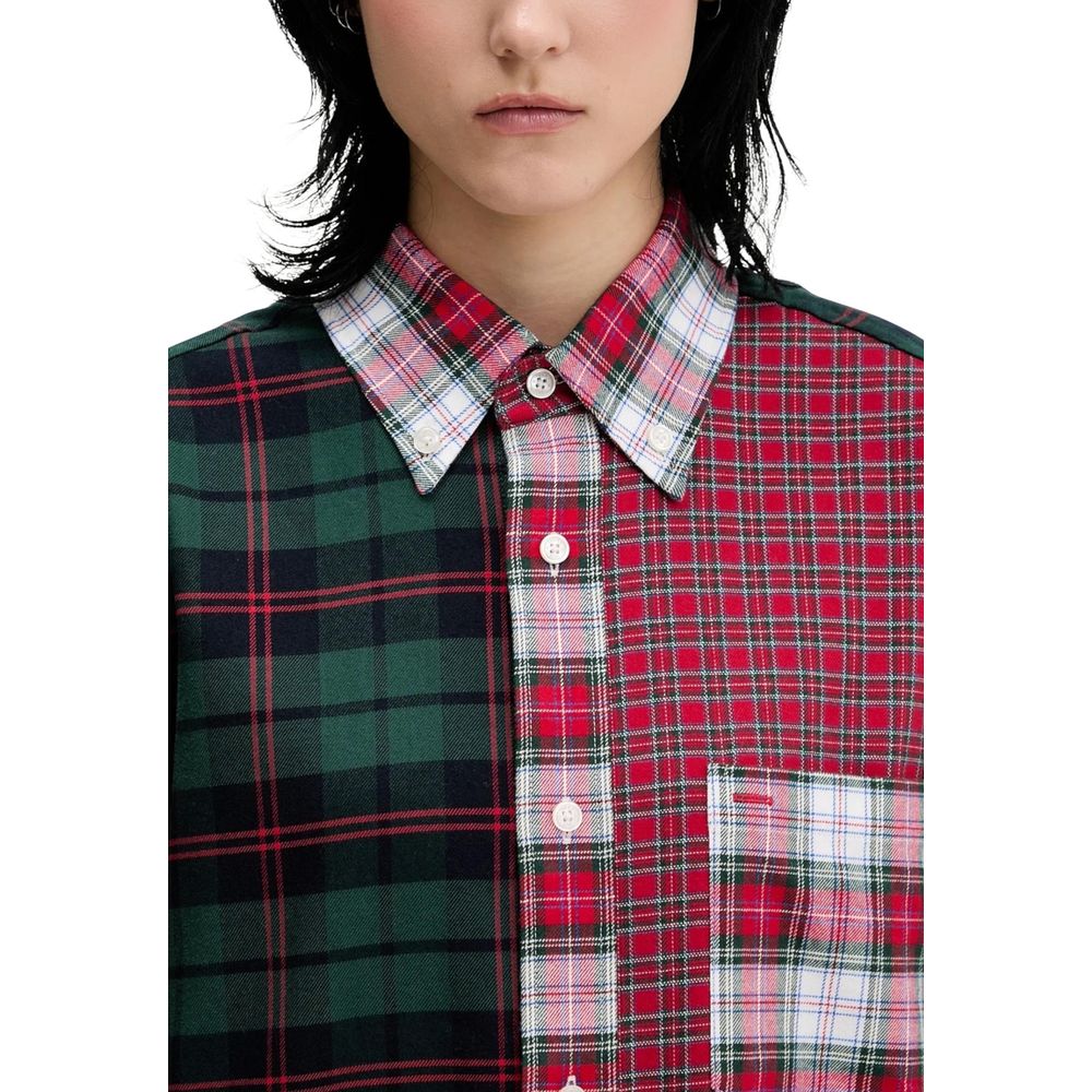 Red Cotton Longsleeve Shirt