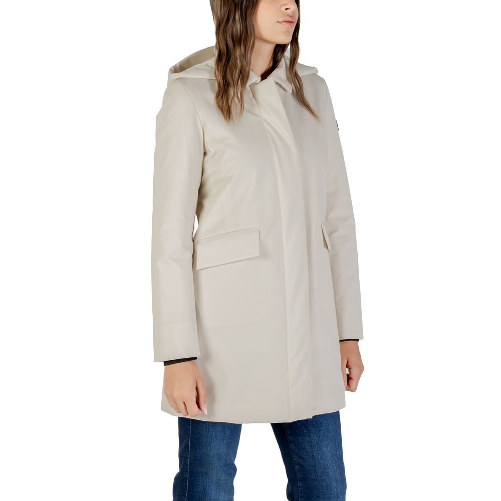 Cream Polyamide Parka
