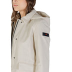 Cream Polyamide Parka