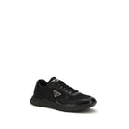 Black Recycled Polyamide Athletic Sneakers