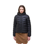 Black Polyamide Full-Length Jacket