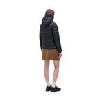 Black Polyamide Full-Length Jacket