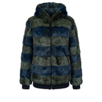 Green Rabbit Fur Women Jacket
