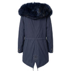 Blue Cotton Women's Jacket