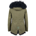 Green Cotton Women's Jacket
