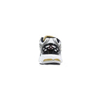 Silver Synthetic Athletic Sneakers