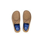 Beige Suede Leather Oxfords And Derbies