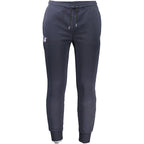 Blue Cotton Men's Sweatpants