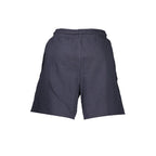 Blue Cotton Men's Jogger Pants