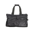 Black Polyester Men Travel Bag