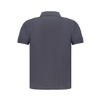 Blue Cotton Men's Polo