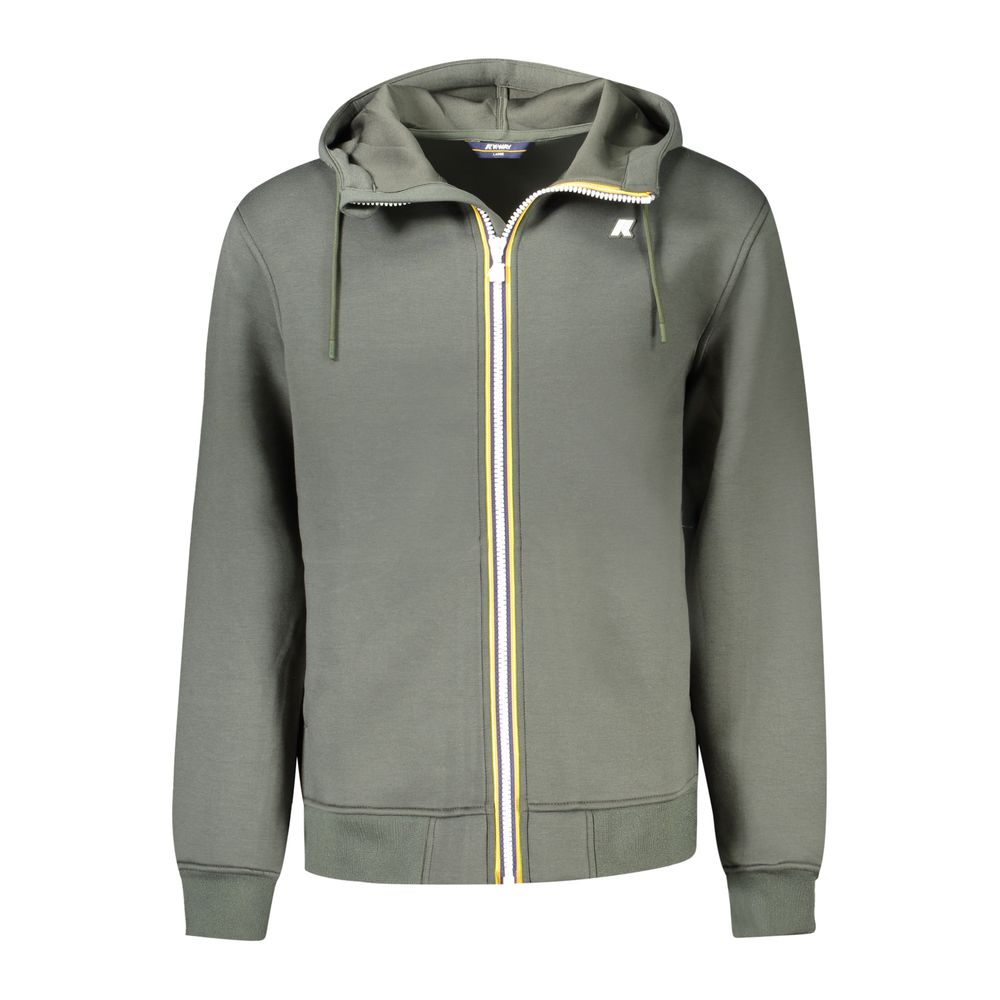 Green Polyester Men's Jacket