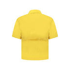 Yellow Polyamide Women Shirt