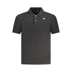 Black Cotton Men's Polo Shirt