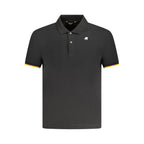 Black Cotton Men's Polo