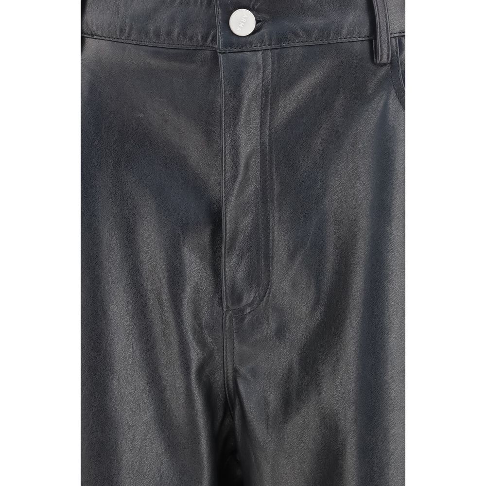 Black Leather Pants