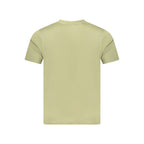 Green Cotton Men T-Shirt