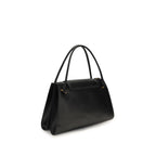 Black Calf Leather Bos Taurus Shoulder Bag