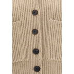 Beige Wool Oves Aries Cardigan