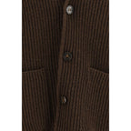 Brown Wool Oves Aries Full-Length Jacket