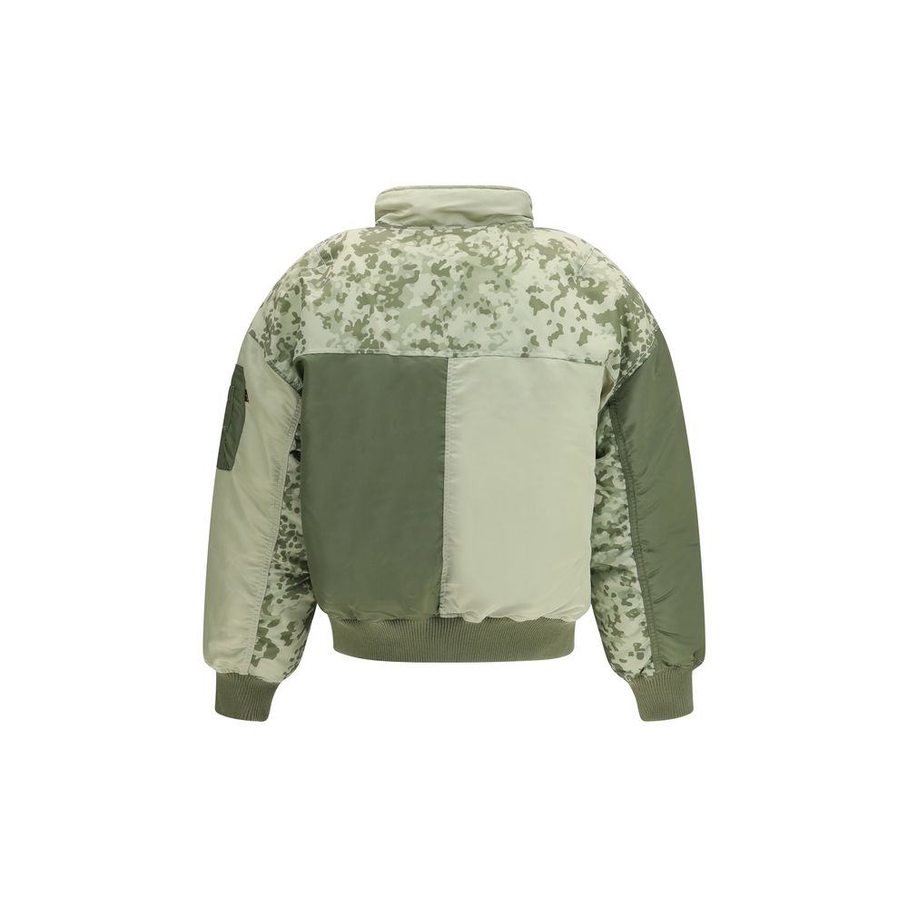 Bicolor Nylon Bomber