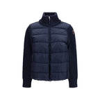 Blue Polyamide Full-Length Jacket