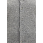 Gray Cashmere Cardigan