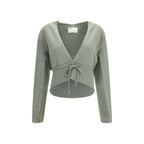 Bicolor Cashmere Cardigan