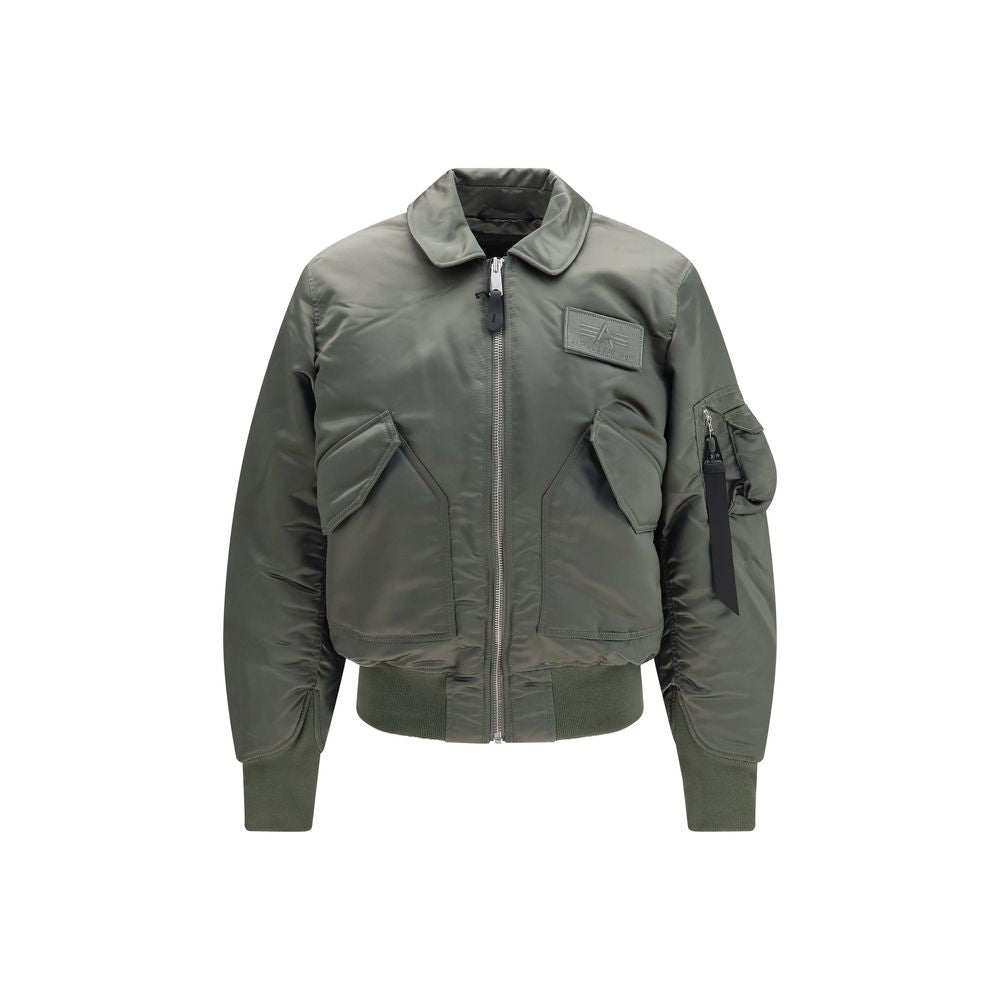 Bicolor Nylon Bomber