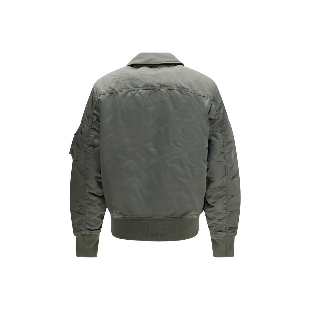 Bicolor Nylon Bomber