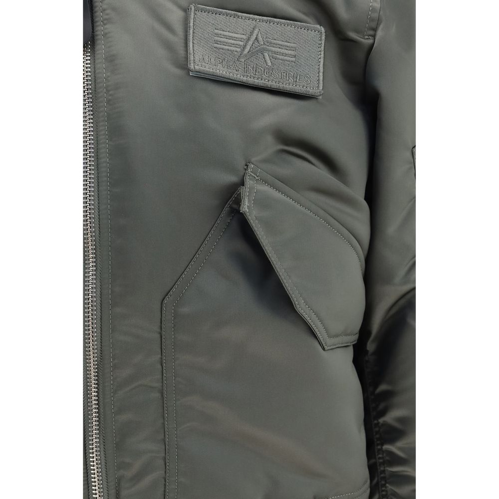 Bicolor Nylon Bomber