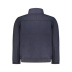 Blue Cotton Men Sweater